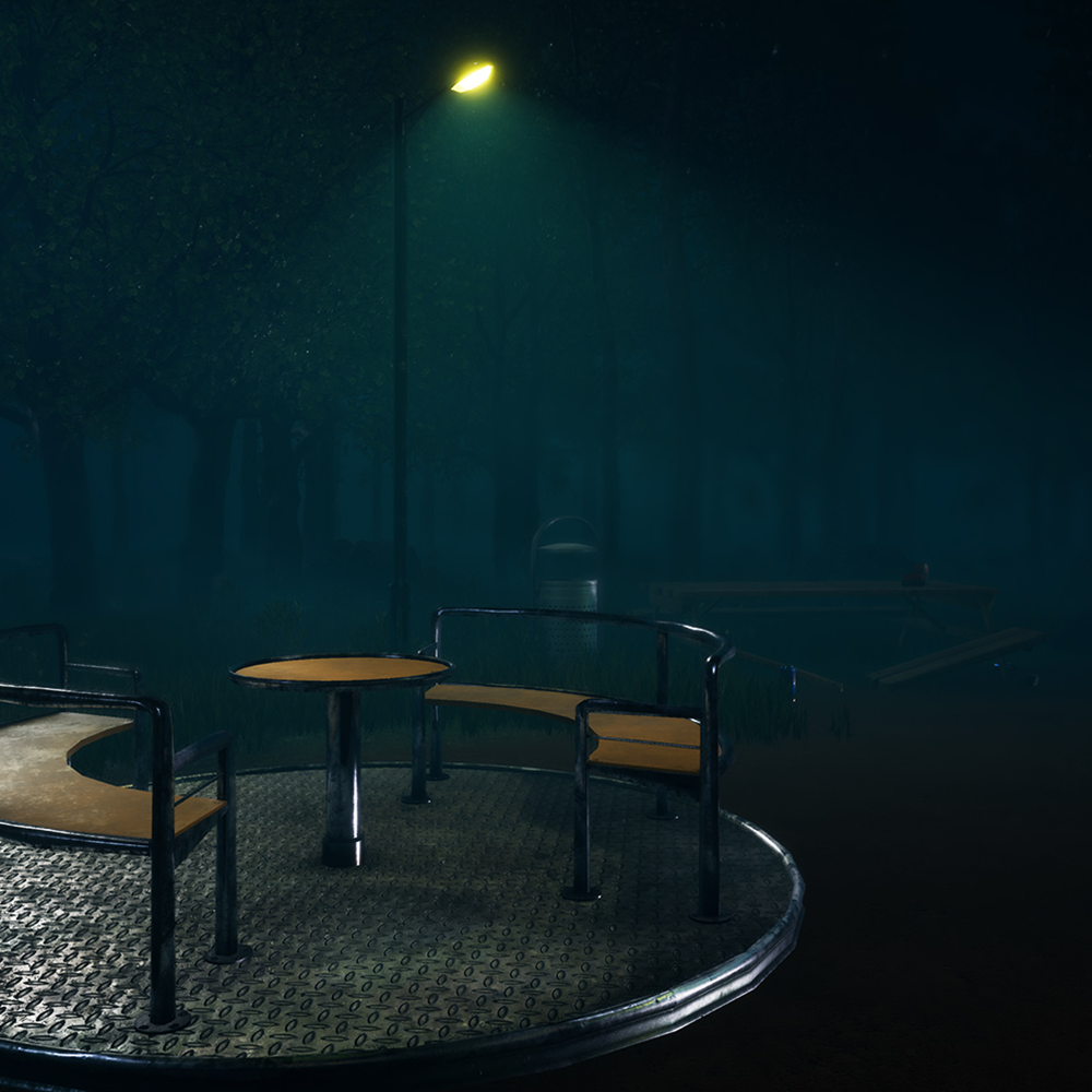 Playground at Night