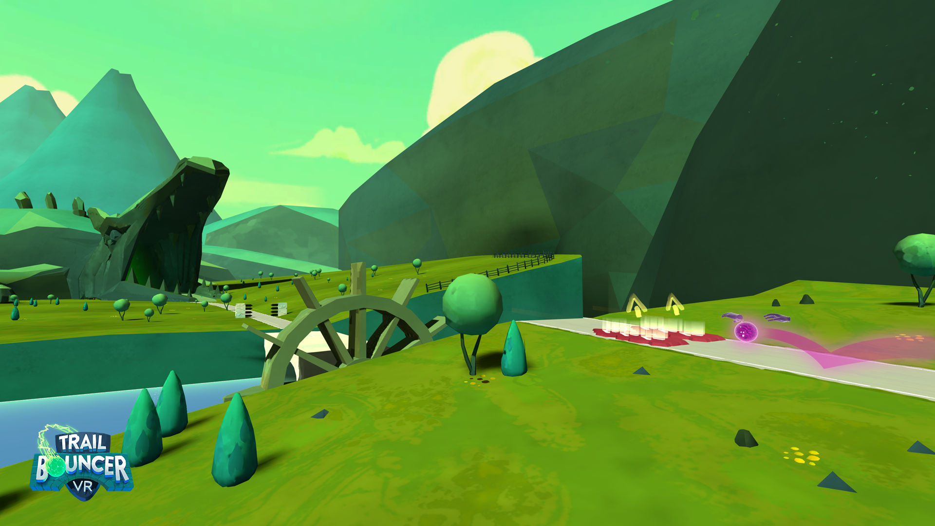 Ingame Screenshot from TrailBouncer VR