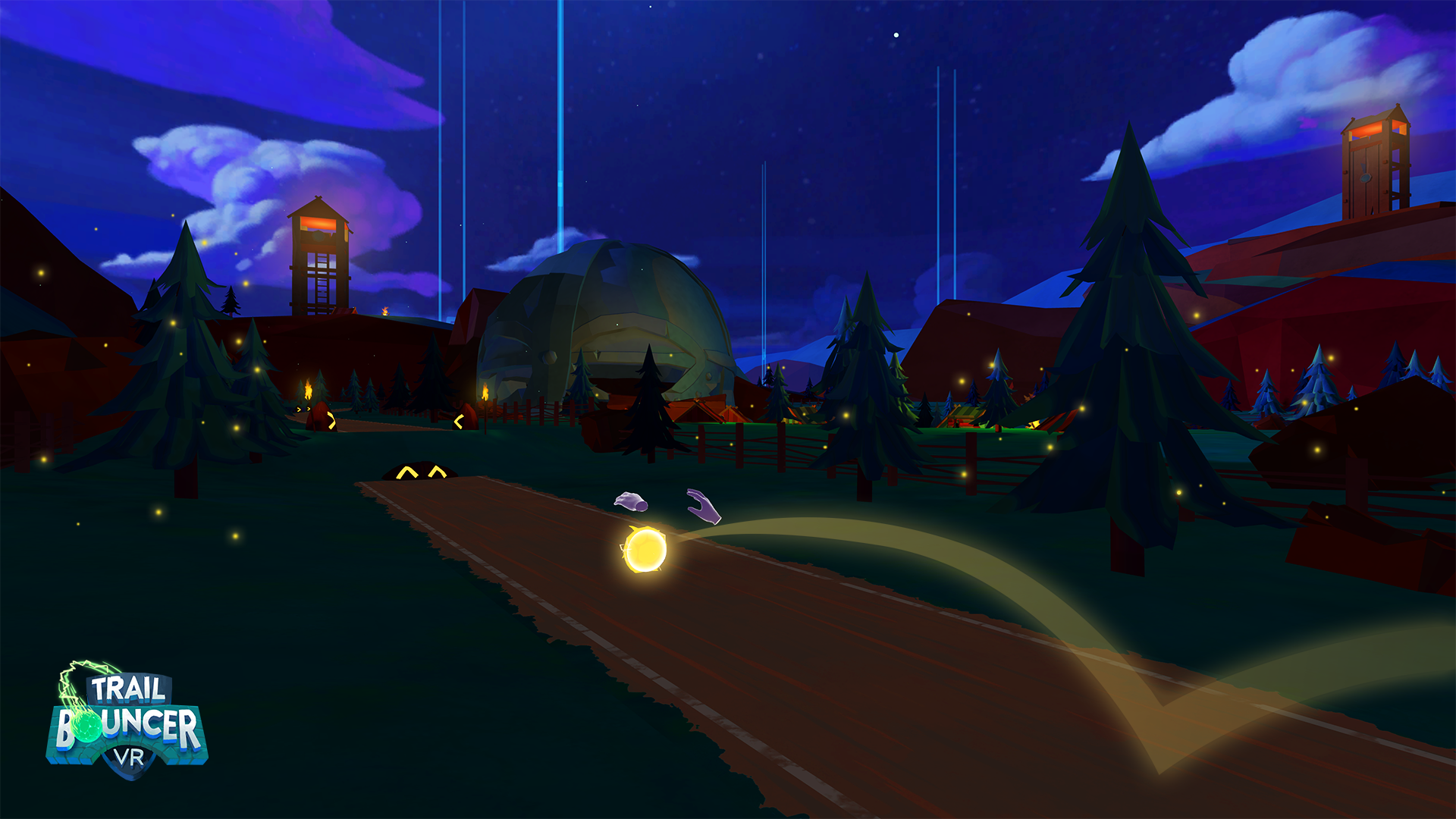 Ingame Screenshot from TrailBouncer VR