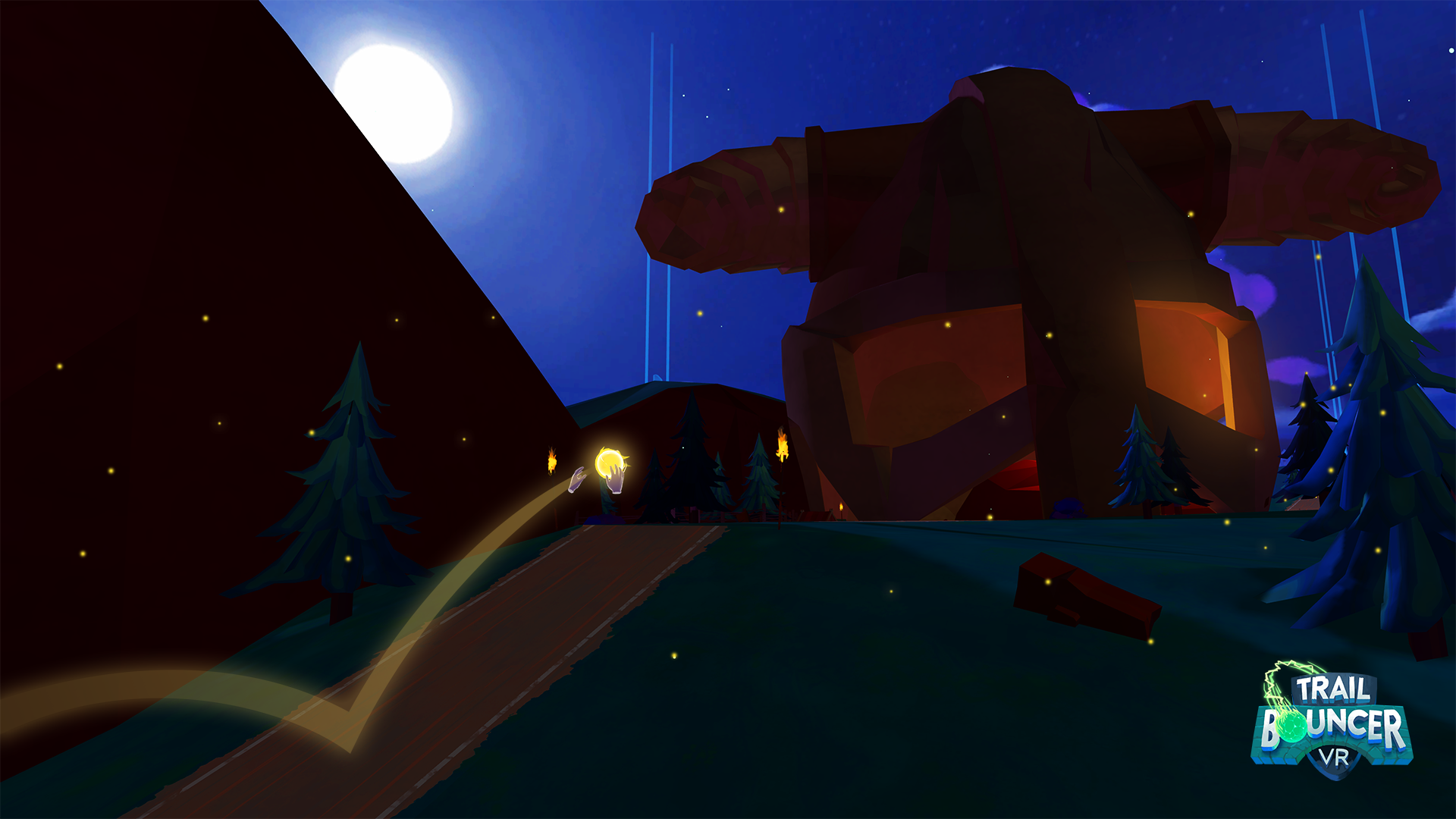 Ingame Screenshot from TrailBouncer VR