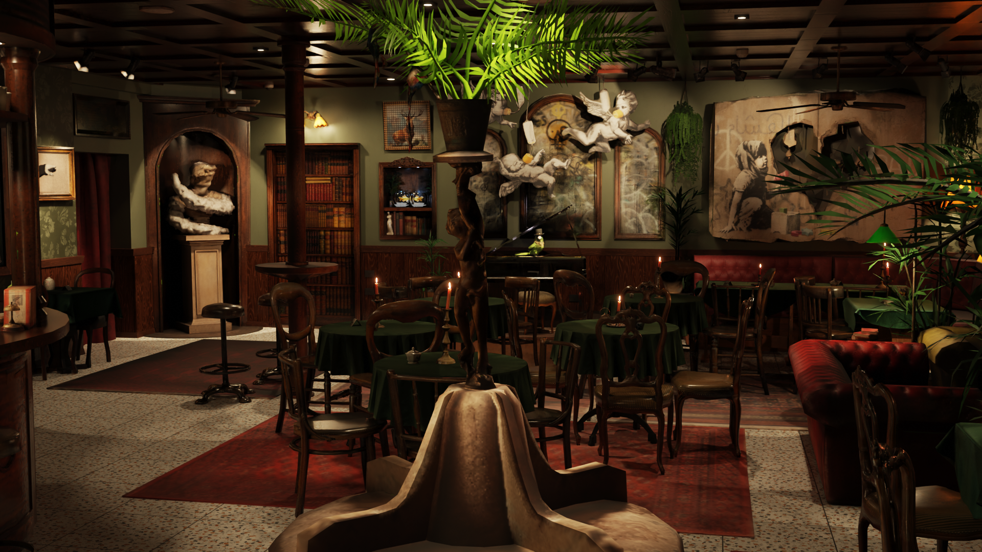 The Walled off Hotel - Lobby